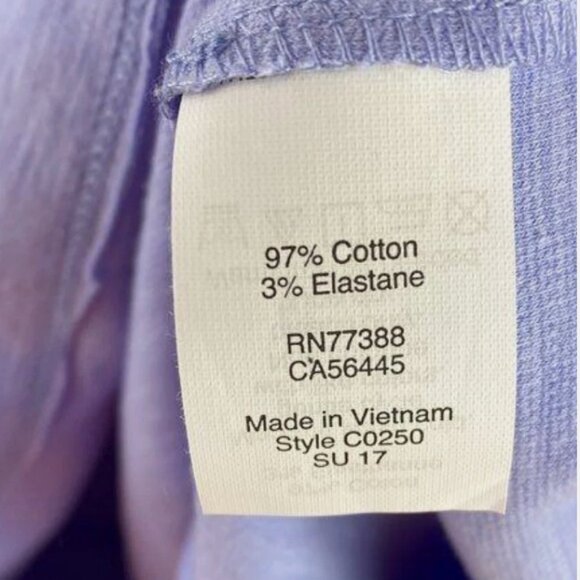 J.Crew Women's XL Fit and Flare Cotton Dress Pockets Blue Daybreak Midi C0250 - Picture 5 of 6